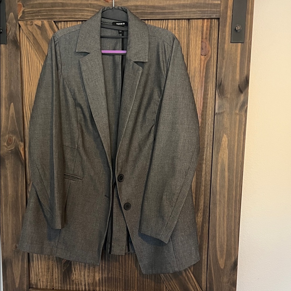 Torrid Gray Blazer